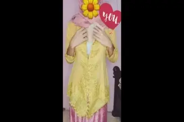 Ukhti Kebaya Pink Menggoda Live Streaming Tanpa Sensor